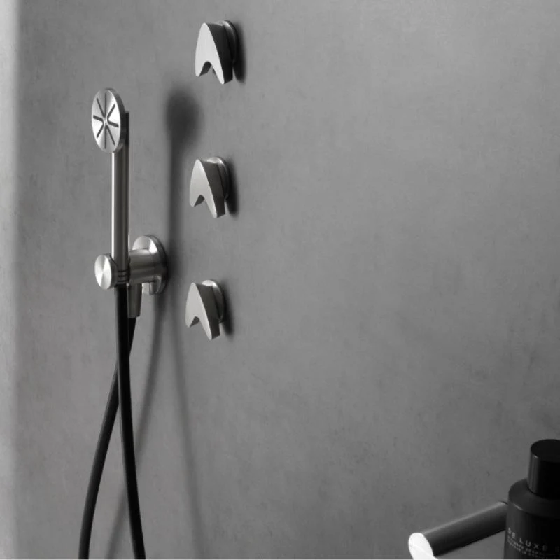 Linki Arrow Collection thermostatic shower assembly with hand shower